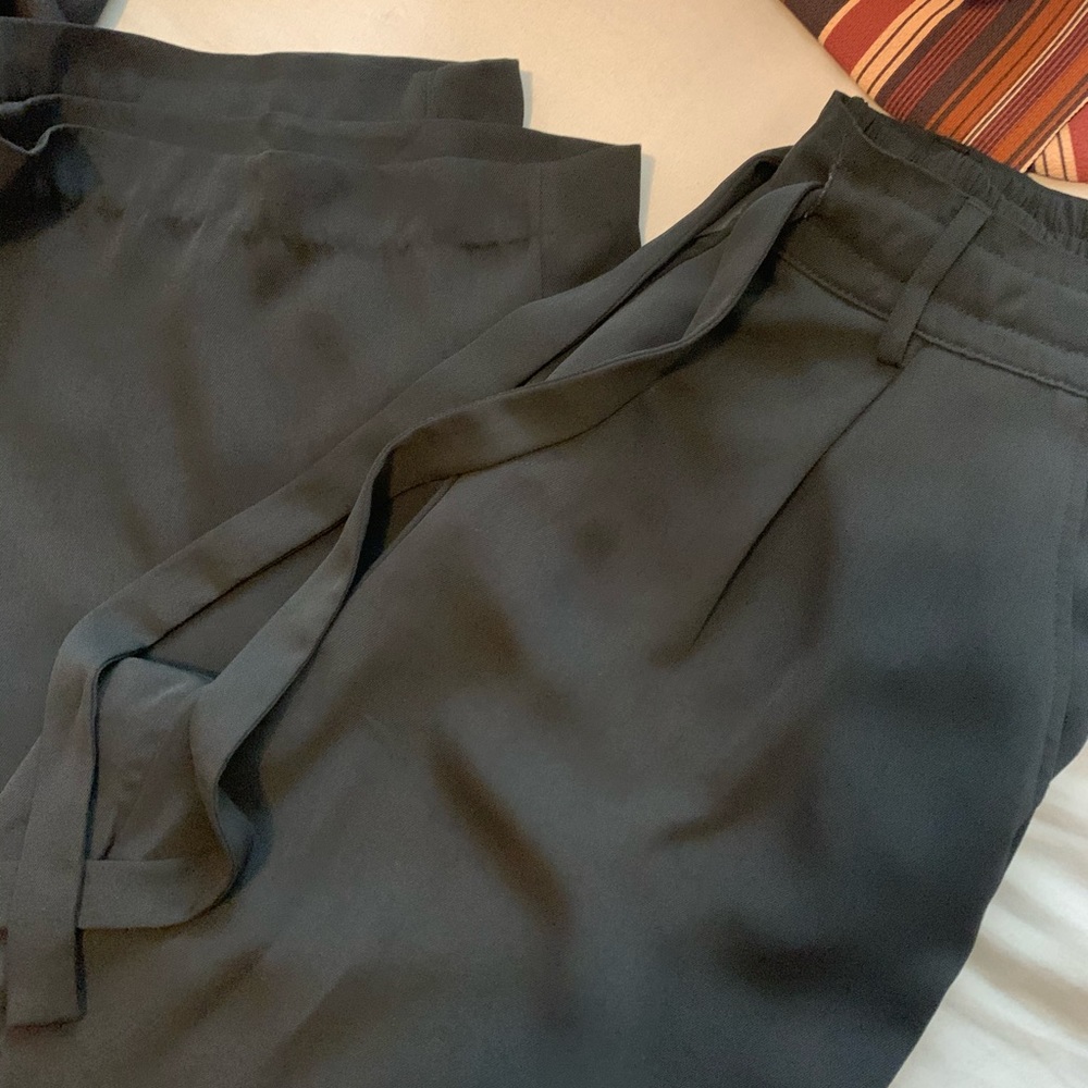Paper bag dress pants